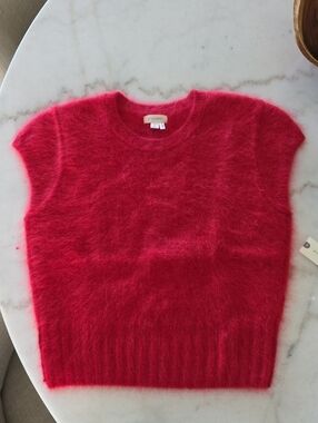 Pilcro Red Cashmere Sweater